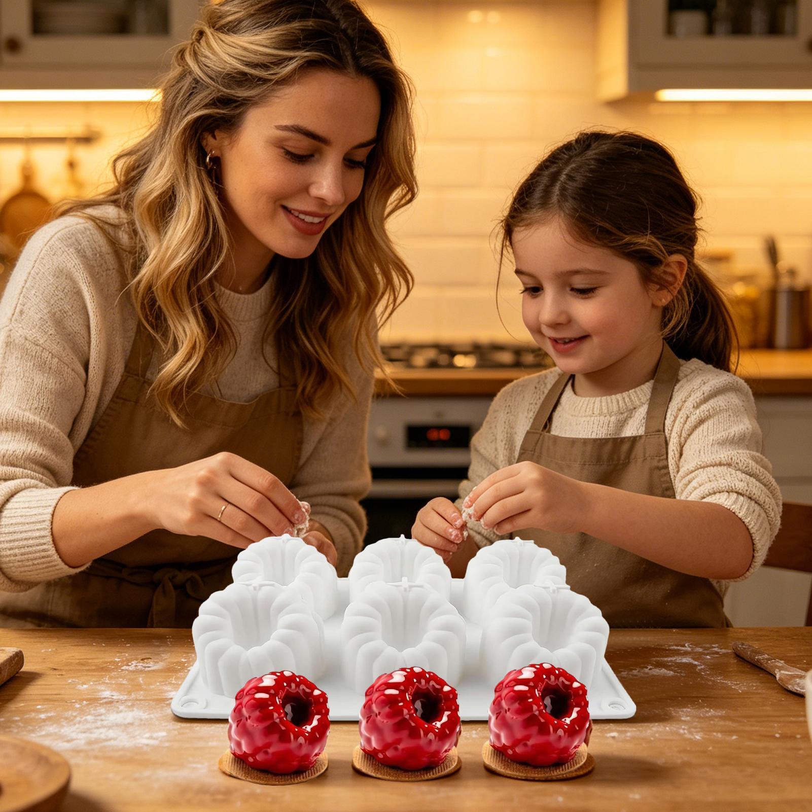 Kitchen Bakery - Ahududu Silikon Kalıp 3D Ahududu Şekli