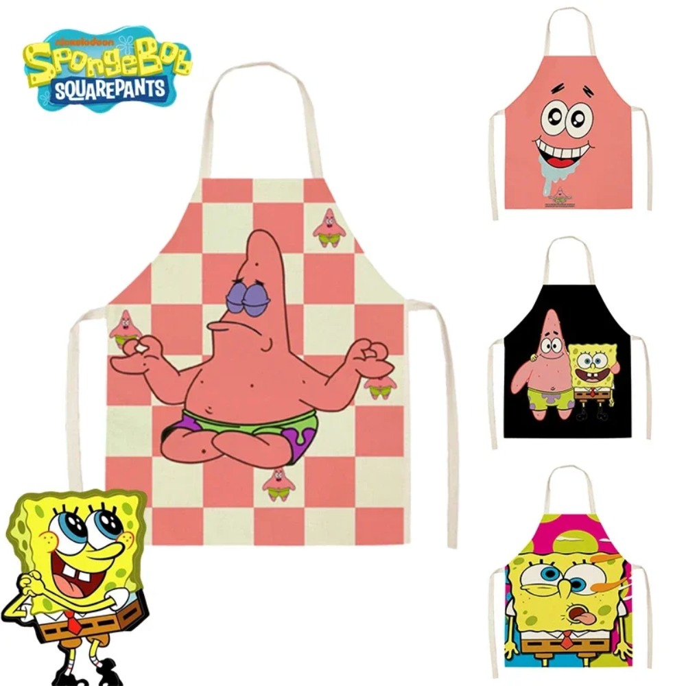 Kitchen Bakery - SpongeBob Patrick Yetişkinler için Mutfak Önlükleri
