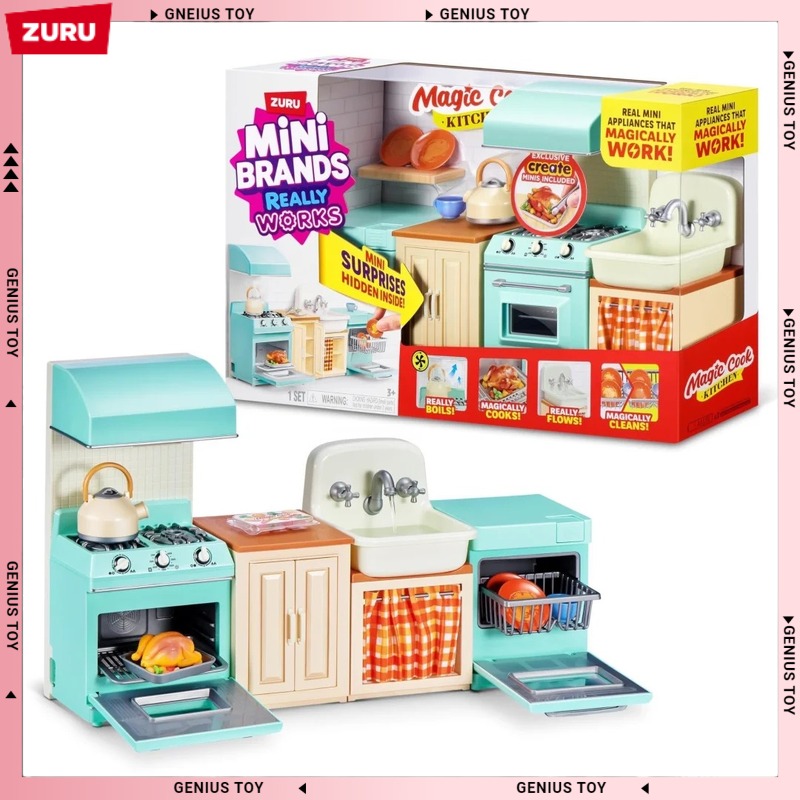 Kitchen Baking Kit - Zuru Mini Markalar Sihirli Aşçı Mutfak