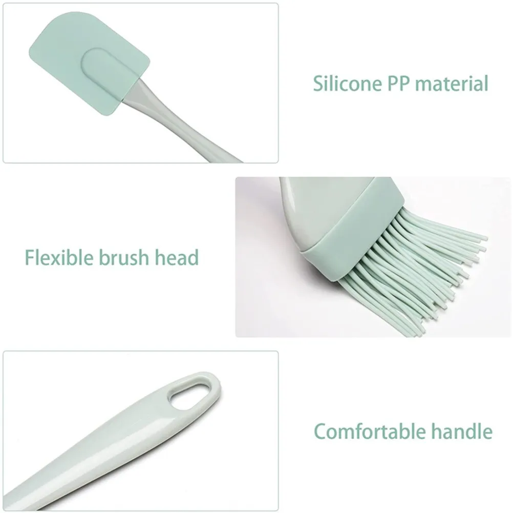 Pastry Brush Silicone - 3 adet krem ​​sıyırıcı DIY ekmek
