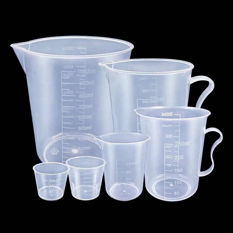 Kitchen Baking Kit - 6 Parça Plastik Ölçü Kabı Seti