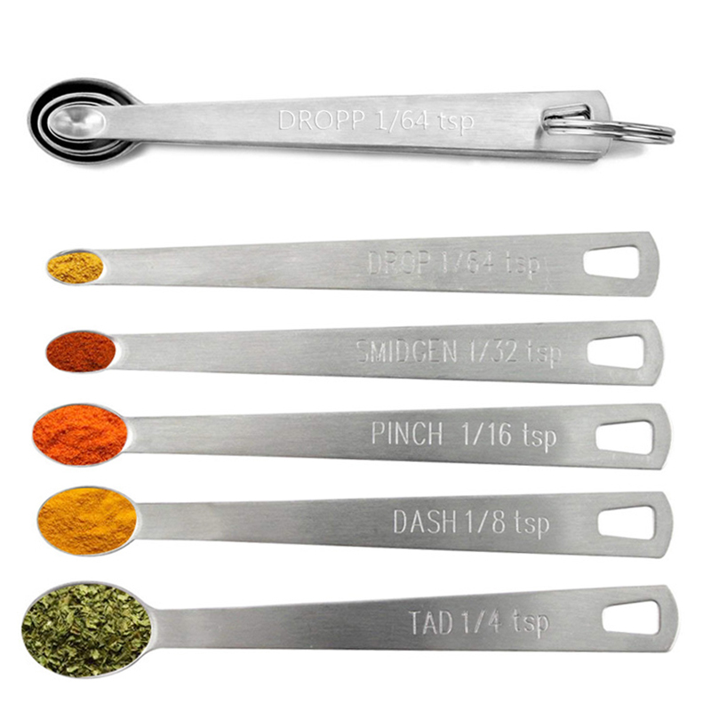 Kitchen Baking Kit - Pratik 5 adet/takım Mini ölçüm kaşığı