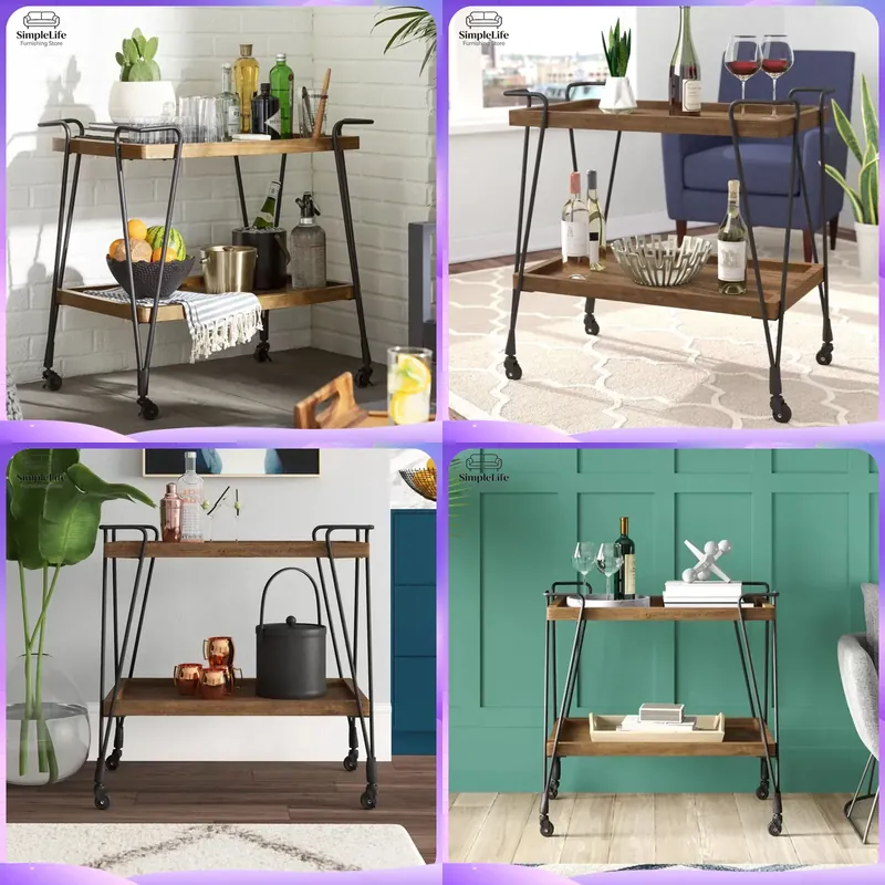 Kitchen Baking Trolley - Tekerlekli Mutfak Arabası, Yemek Pişirme, Çay
