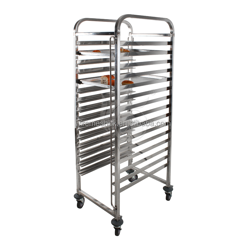 Özelleştirilmiş Paslanmaz Çeli - Kitchen Baking Trolley incelemesi ve fiyatı