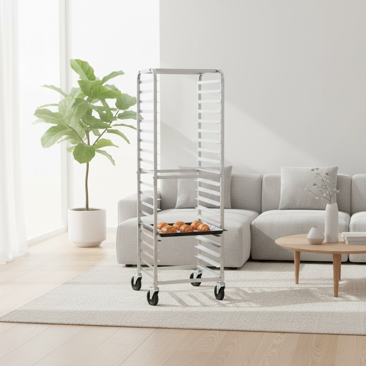 Ticari Fırın Rafı 20 Katmanlı  - Kitchen Baking Trolley incelemesi ve fiyatı