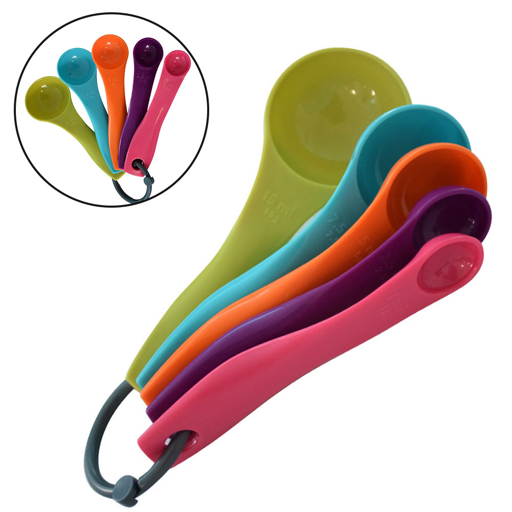 5 Parça Renkli Tuz Yağı Kaşık  - Kitchen Baking Kit incelemesi ve fiyatı