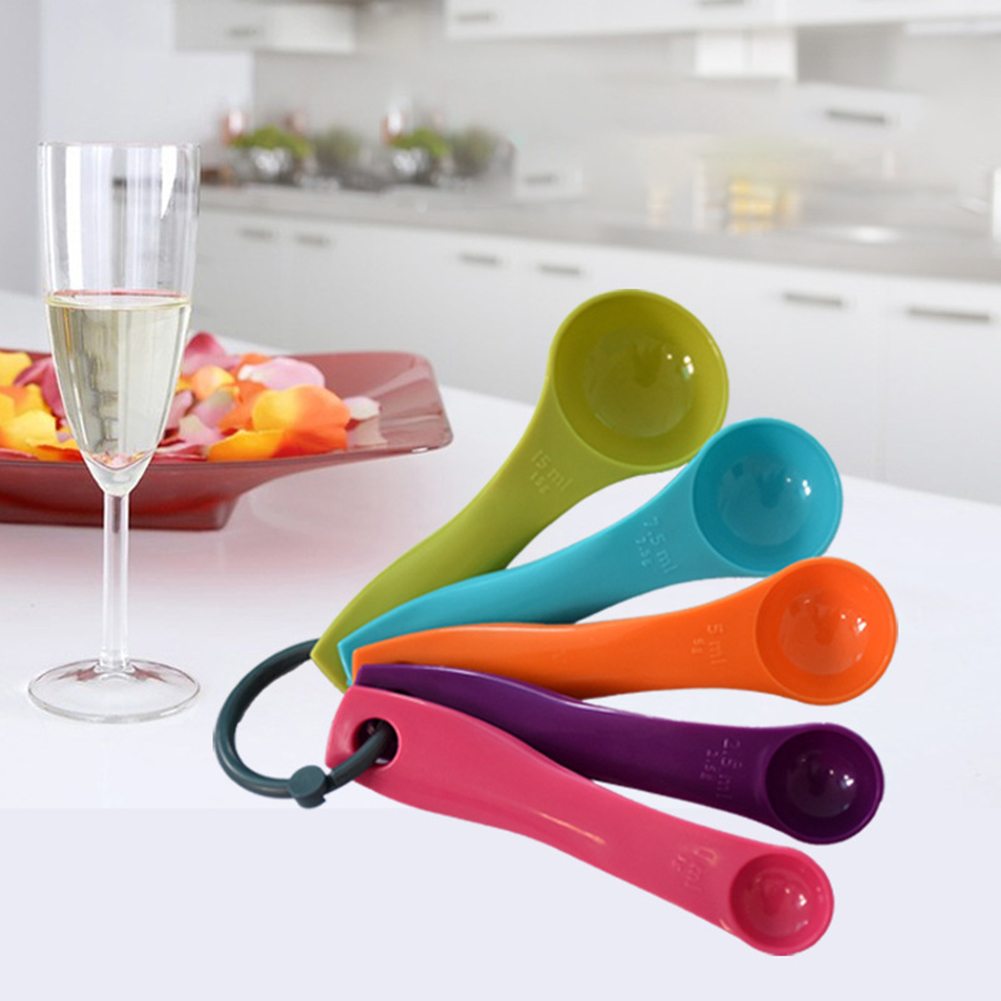 5 Parça Renkli Tuz Yağı Kaşık  - Kitchen Baking Kit incelemesi ve fiyatı