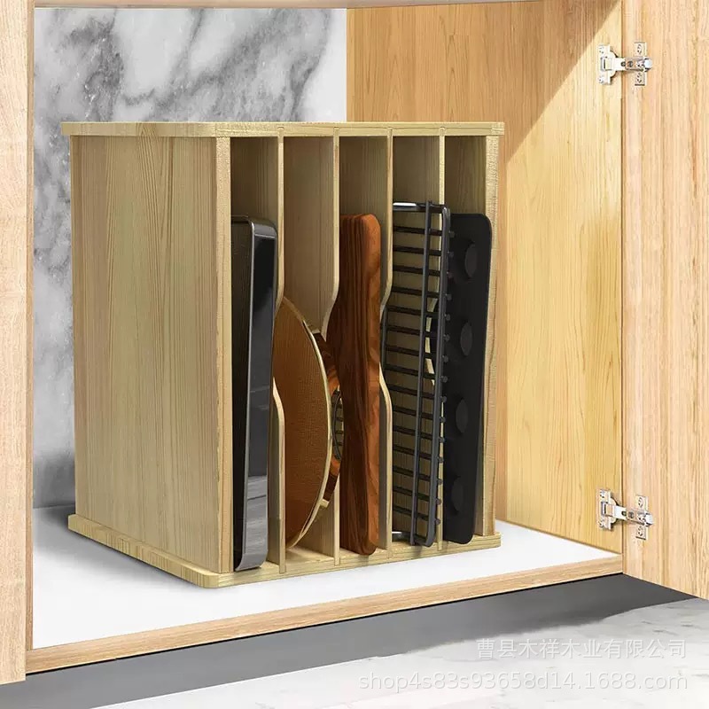 Masif ahşap mutfak saklama raf - Kitchen Baking Sheet Organizer incelemesi ve fiyatı