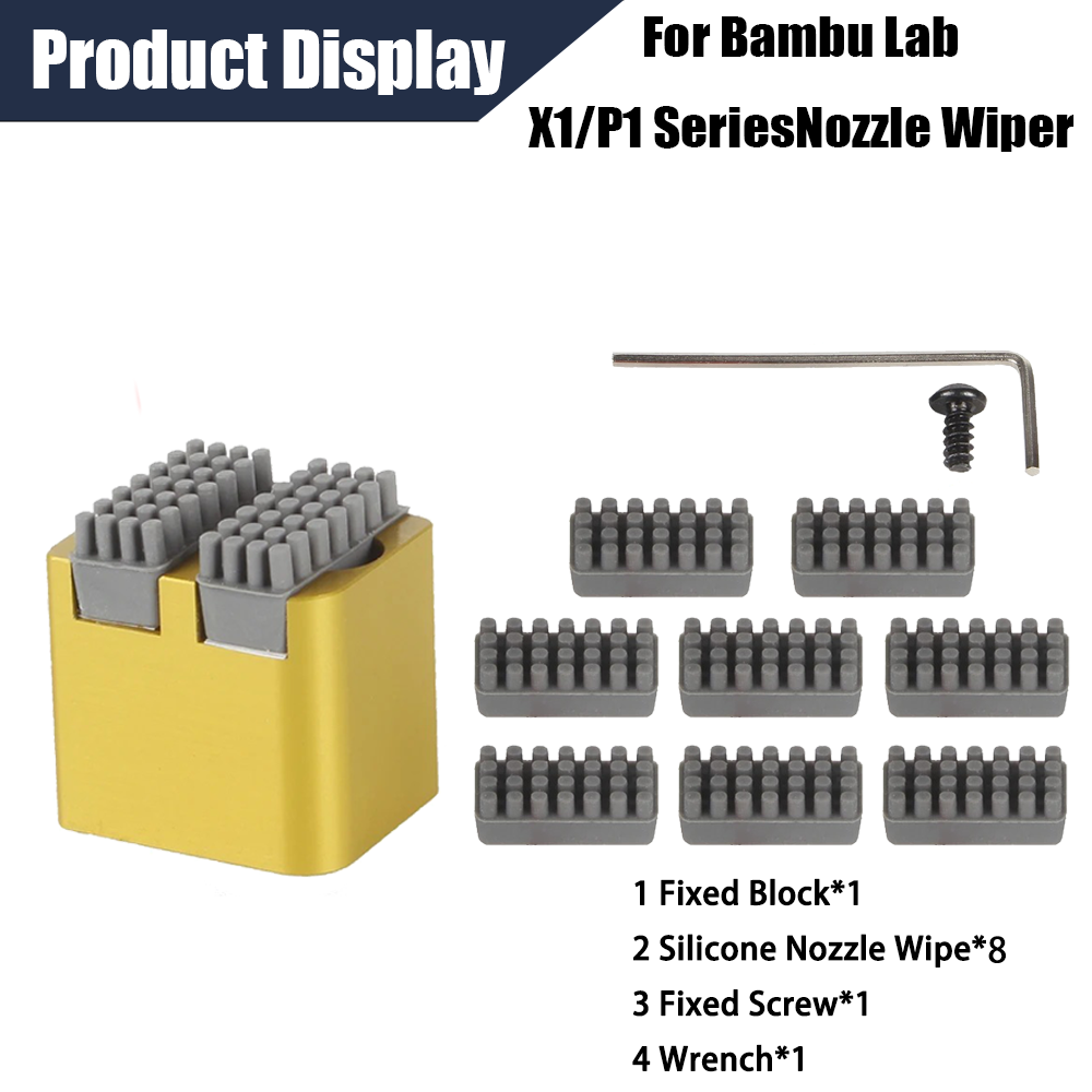 Bambu Lab X1 P1S Serisi Nozul  - Pastry Brush Silicone incelemesi ve fiyatı