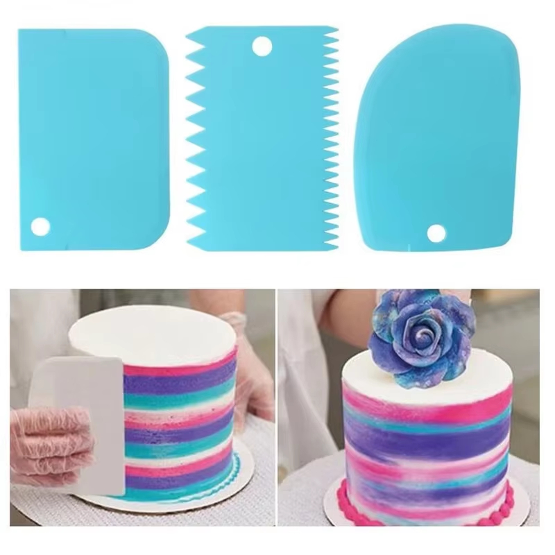 3 adet krem ​​sıyırıcı pürüzsü - Kitchen Tools For Baking incelemesi ve fiyatı