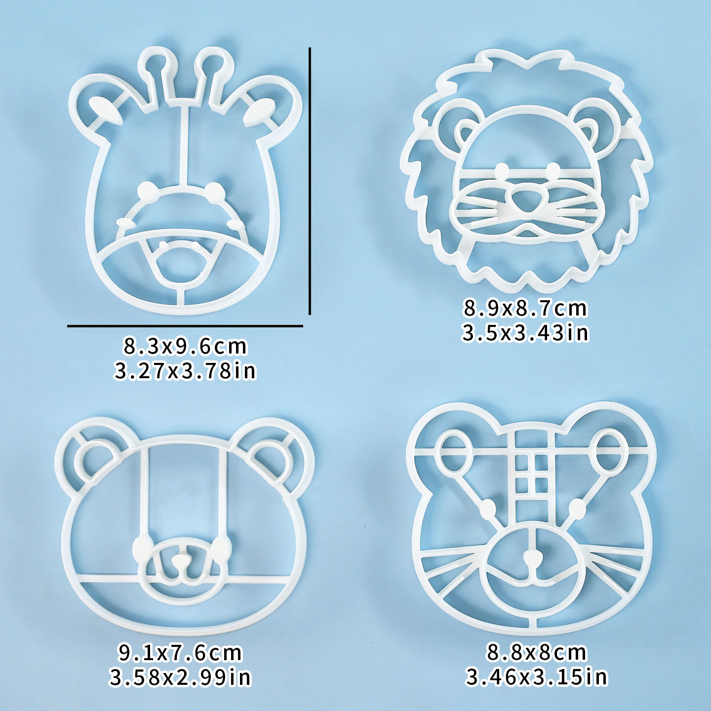 4 Parça Hayvan Figürlü Kurabiy - Kitchen Baking Kit incelemesi ve fiyatı
