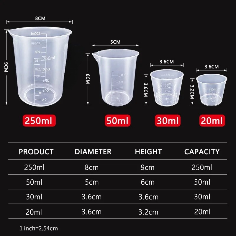 6 Parça Plastik Ölçü Kabı Seti - Kitchen Baking Kit incelemesi ve fiyatı