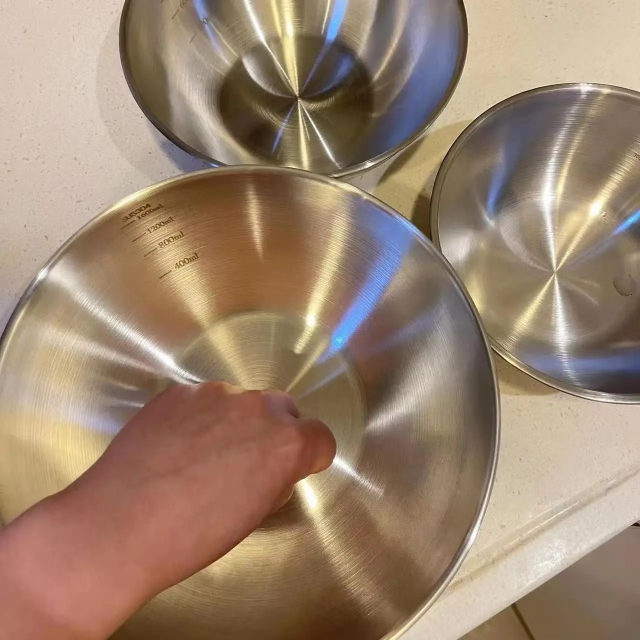 1-3 Paslanmaz Çelik Kase Seti, - Kitchen Baking Kit incelemesi ve fiyatı