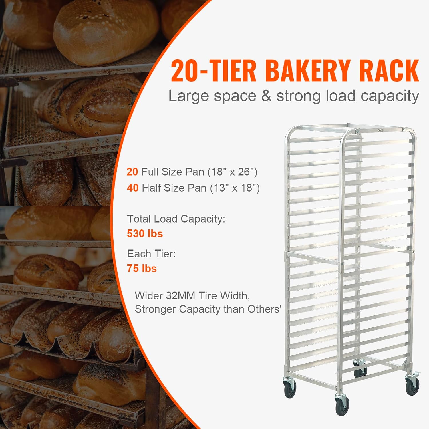 Yirmi Katlı Ticari Ekmek Tepsi - Kitchen Baking Trolley incelemesi ve fiyatı